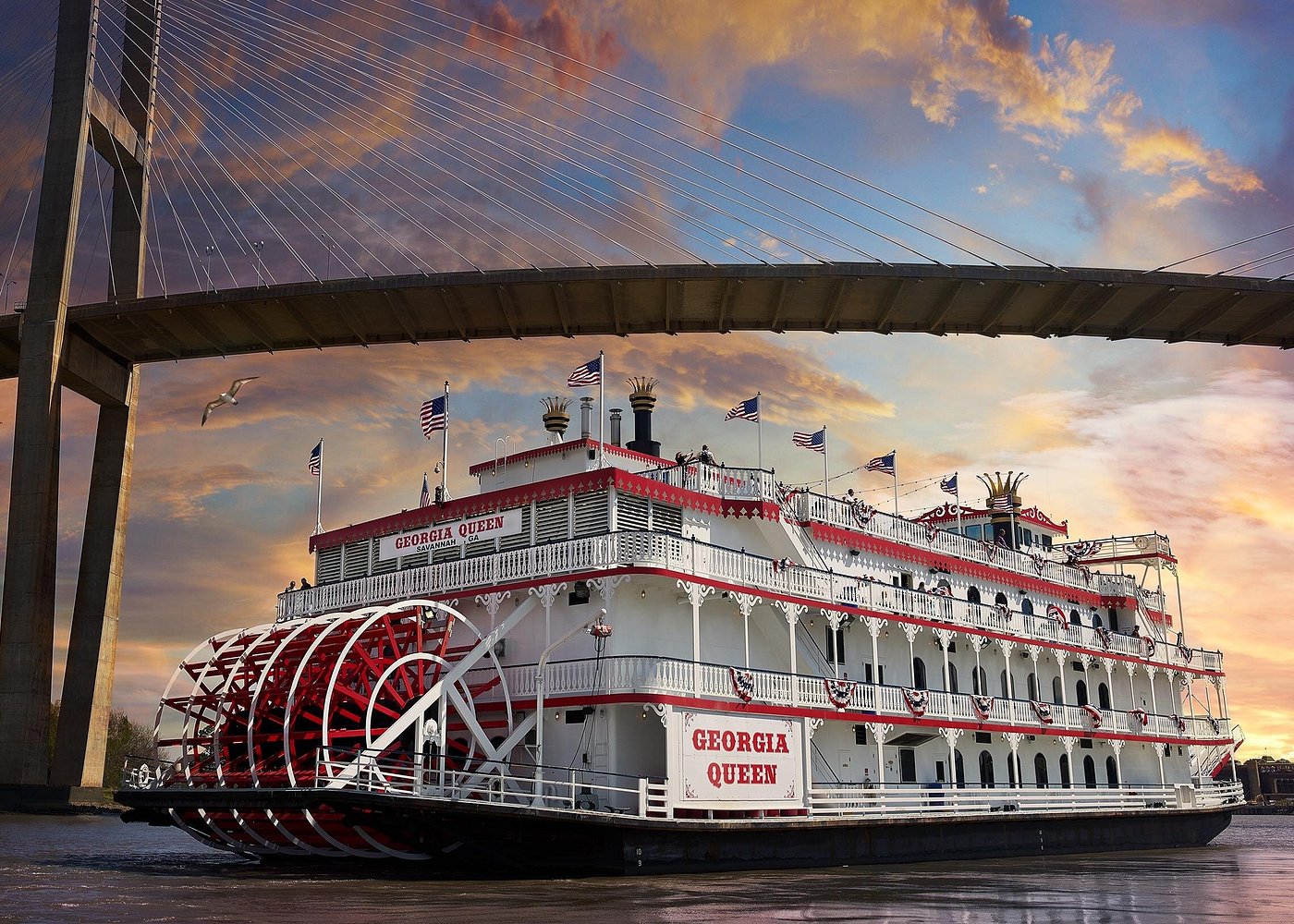 2 HR Savannah Riverboat Dinner Cruise with Onboard Entertainment